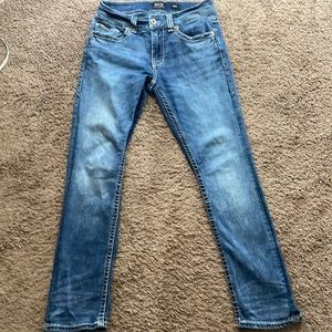 Mens Buckle Black jeans